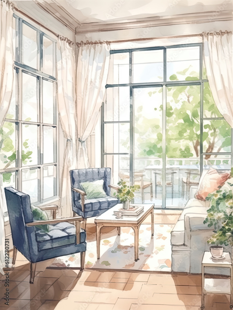 Fototapeta premium modern living room