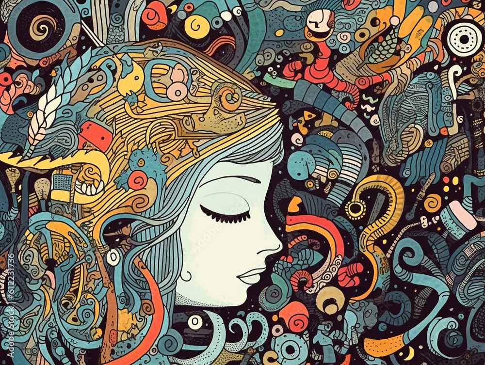 Woman abstract background wallpaper Woman abstract background wallpaper