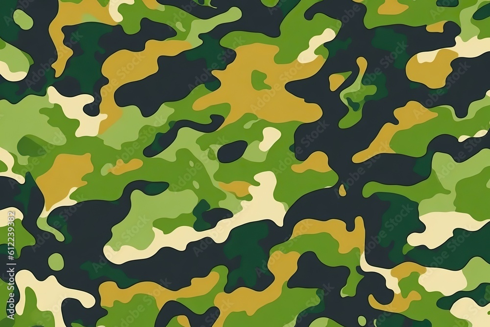 Naklejka premium Camouflage seamless pattern