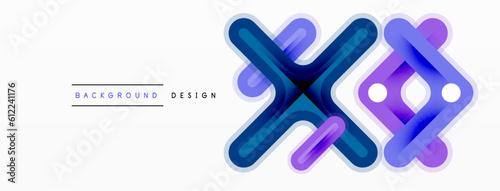 Cross line background minimal geometric template. Design for wallpaper, banner, background, landing page, wall art, invitation, prints, posters