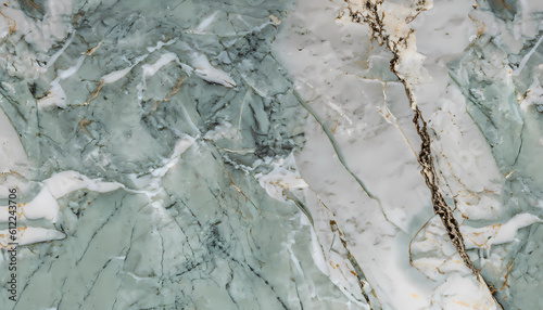 The beautiful sage green and white color of marble stone texture © Uuganbayar