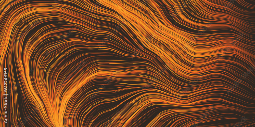 Golden and Brown Wavy Striped Abstract Background - Dark Colorful Moving, Flowing Stream in Curving Lines - Modern Style Digitally Generated Dark Futuristic Abstract Geometric Design Tempate Golden and Brown Wavy Striped Abstract Background - Dark Colorful Moving, Flowing Stream in Curving Lines - Modern Style Digitally Generated Dark Futuristic Abstract Geometric Design Tempate