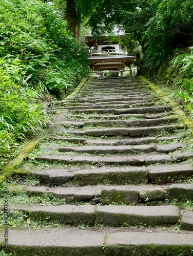 浄智寺の石畳の階段