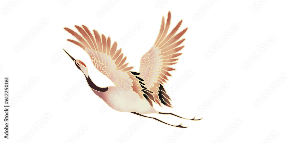 Obraz premium crane in Chinese style