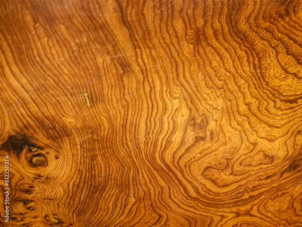 Burl wood background with grain