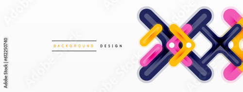 Cross line background minimal geometric template. Design for wallpaper, banner, background, landing page, wall art, invitation, prints, posters