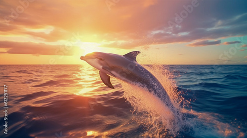golfinho mar salto © Comprimido