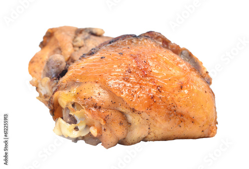 Fried chicken meat isolated 