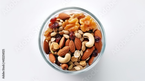 mix dry fruits in a bowl 