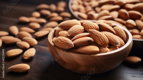 almonds in a bowl © Zain Graphics