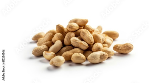 peanuts on a white background,