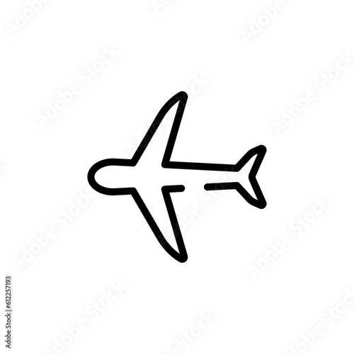 Fototapeta Naklejka Na Ścianę i Meble -  transportation airplane sign symbol vector
