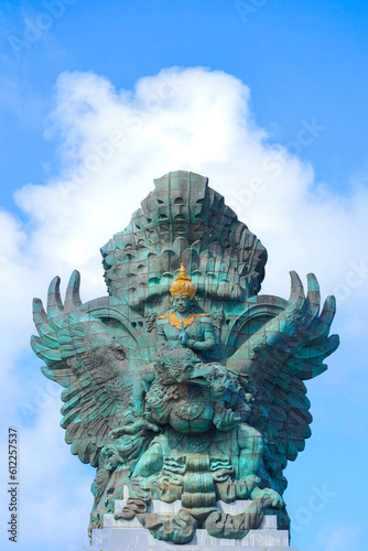Fotografie A portrait of Garuda Wisnu Kencana statue, an iconic cultural landmark in Bali,