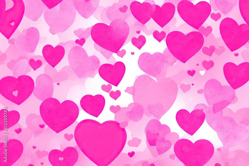 Background with hearts Background with hearts