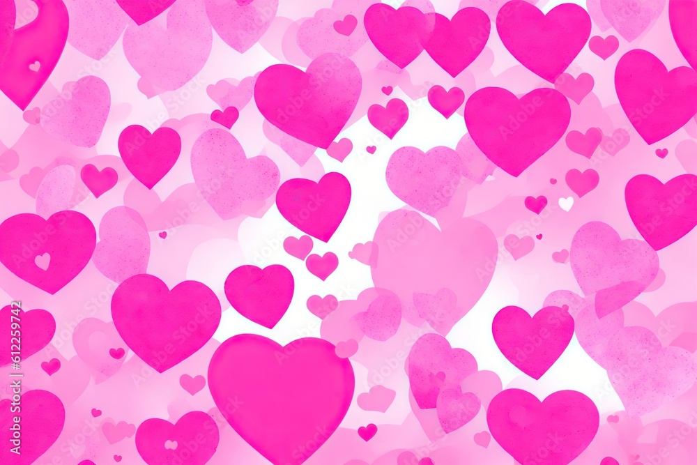 Background with hearts