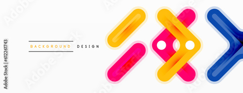 Minimal geometric background cross line. Design for wallpaper, banner, background, landing page, wall art, invitation, prints, posters