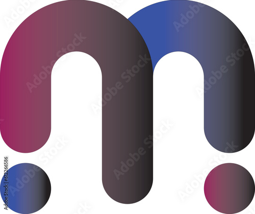 The M modarn Logo is a modern, elegant and simple logo that will bring your brand to life. photo