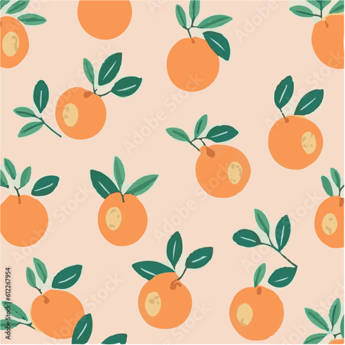 cute simple tangerine pattern, cartoon, minimal, decorate blankets, carpets, for kids, theme print design
