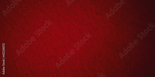 Red fabric texture. Fabric background Close up texture of natural weave in dark red or teal color. Fabric texture of natural line textile material .