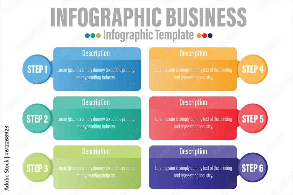 6 Steps, six 6 option Paper note shape elements with steps,road map,options,milestone,timeline,processes or workflow.Business data visualization.Creative step infographic template for presentation. 6 Steps, six 6 option Paper note shape elements with steps,road map,options,milestone,timeline,processes or workflow.Business data visualization.Creative step infographic template for presentation.