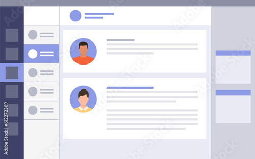 Virtual assistant software user interface