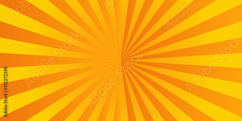Yellow sun rays.  Abstract background with rays. Colorful sun rays sunburst pattern background. Abstract comic colorful vintage background. pop art cartoon style  sunlight  sunburst background.