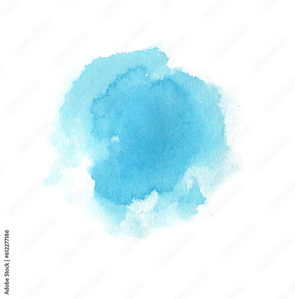 Abstract watercolor spot sky blue. Blue elegant background. Abstract watercolor spot sky blue. Blue elegant background.