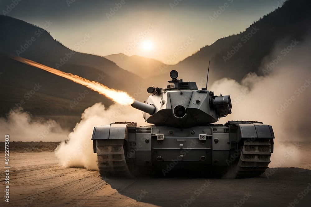 tank in the desert tank in the desert
