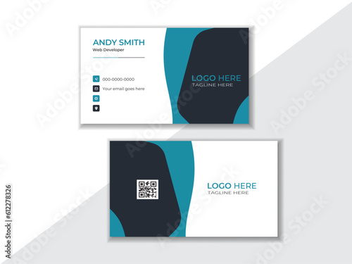 Business Card Design, Modern Business Card Template Design,double sided business card template