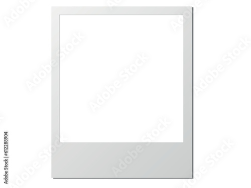 polaroid card blank  vector file