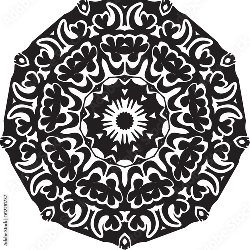 ornamental round lace ornament,round pattern