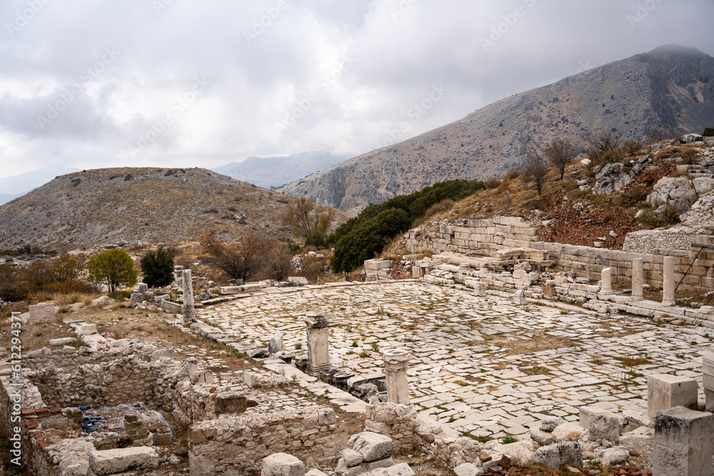 Sagalassos ruins in Turkey