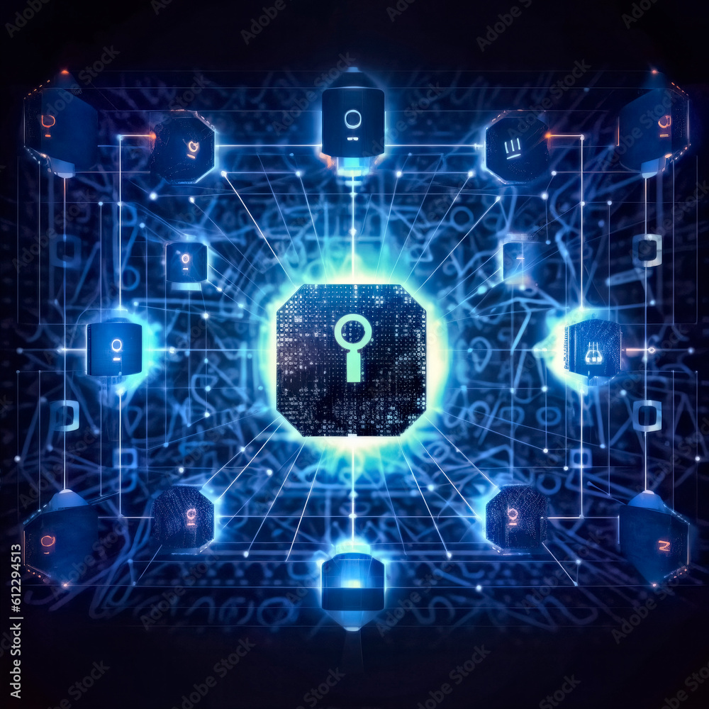 Data protection Cyber Security Privacy Business Internet Technology Concept. generative ai Data protection Cyber Security Privacy Business Internet Technology Concept. generative ai