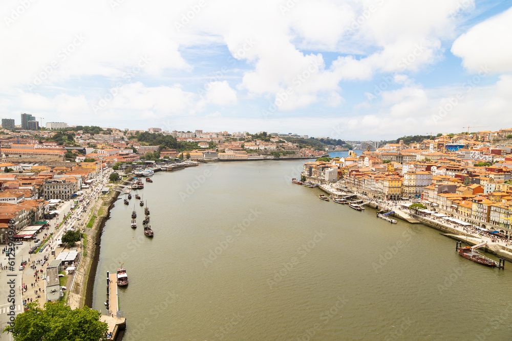 Douro River, view of Porto and Vila Nova de Gaia