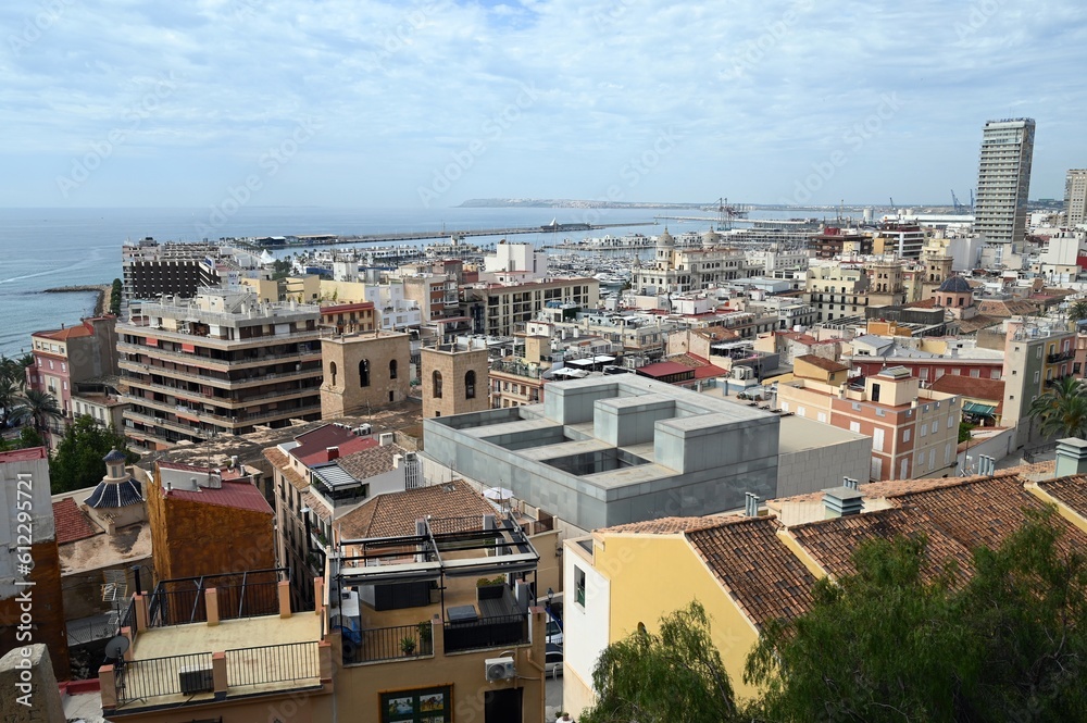 Vue générale d'Alicante sur la Costa Blanca en Espagne