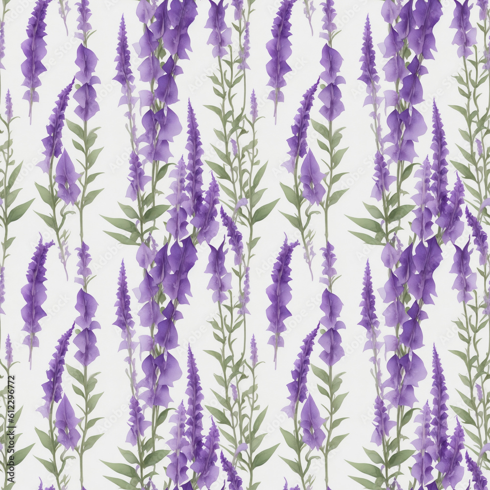 Fototapeta premium flowers seamless pattern