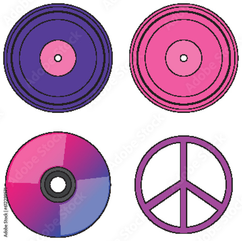 Phonograph record or vinyl record set