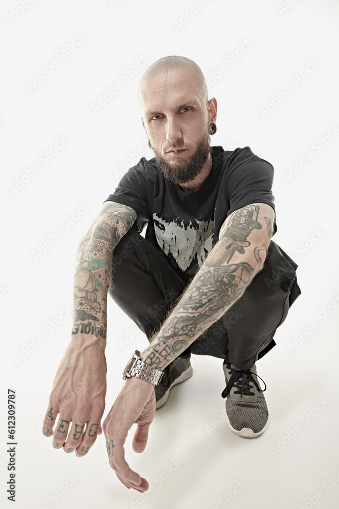 guy with tattoo