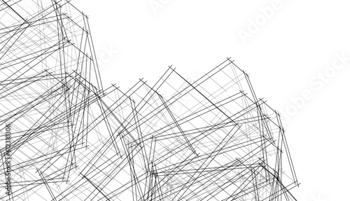 Concept city architecture vector illustration