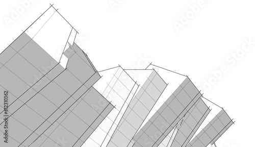 Concept city architecture vector illustration