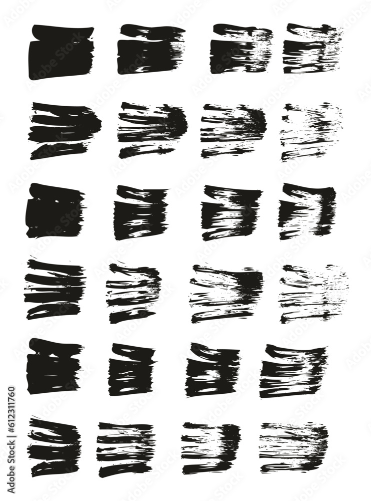 Flat Fan Brush Regular Straight Lines High Detail Abstract Vector Background Set Flat Fan Brush Regular Straight Lines High Detail Abstract Vector Background Set