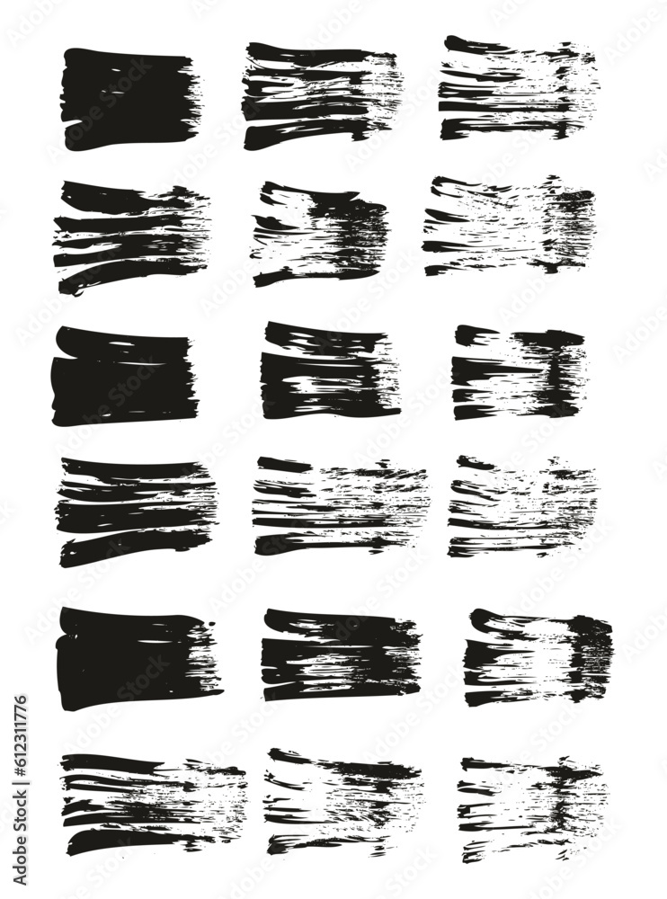 Flat Fan Brush Regular Straight Lines High Detail Abstract Vector Background Set Flat Fan Brush Regular Straight Lines High Detail Abstract Vector Background Set