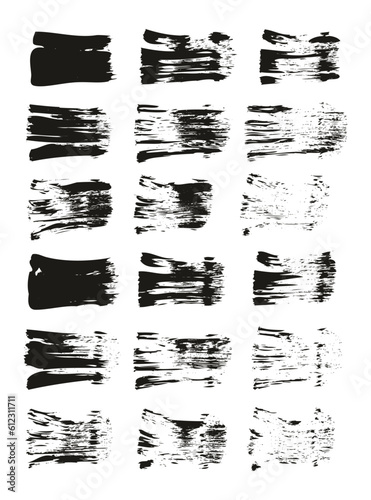 Wallpaper Mural Flat Fan Brush Regular Straight Lines High Detail Abstract Vector Background Set  Torontodigital.ca