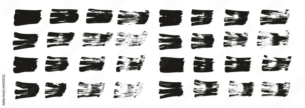 Flat Fan Brush Regular Straight Lines High Detail Abstract Vector Background Set Flat Fan Brush Regular Straight Lines High Detail Abstract Vector Background Set