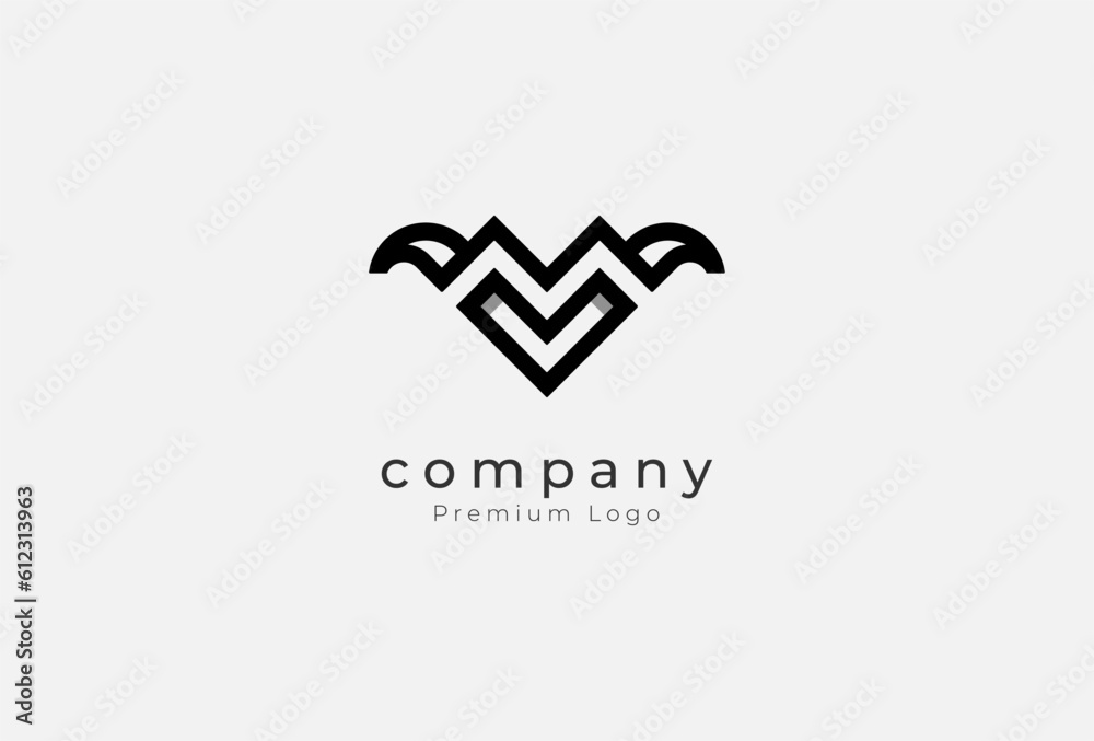 Abstract Initial letter MV monogram Logo Design, letter MV with modern and minimalist style logo design inspiration, vector illustration Abstract Initial letter MV monogram Logo Design, letter MV with modern and minimalist style logo design inspiration, vector illustration