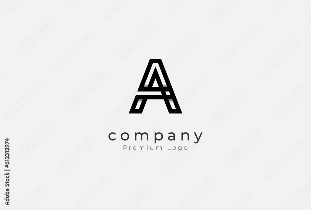 Abstract Initial letter AI monogram Logo Design, letter AI with modern and minimalist style logo design inspiration, vector illustration Abstract Initial letter AI monogram Logo Design, letter AI with modern and minimalist style logo design inspiration, vector illustration