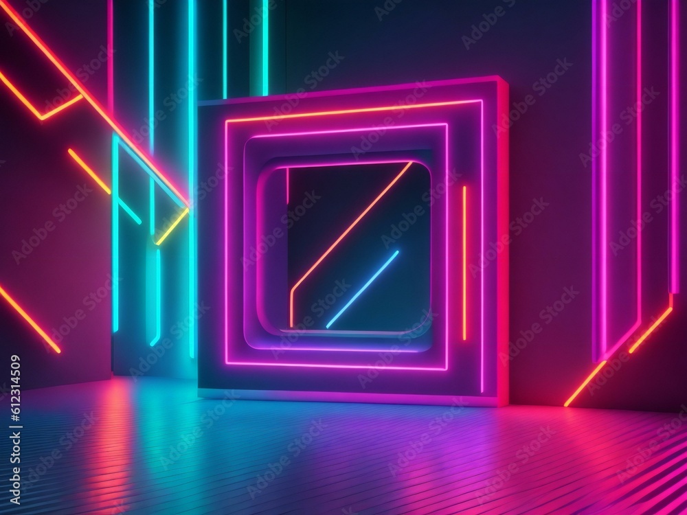 colorful light neon background wallpaper ai generated colorful light neon background wallpaper ai generated