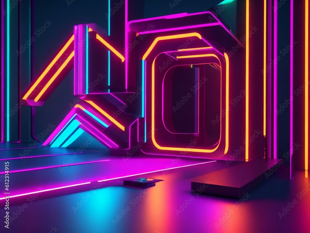 colorful light neon background wallpaper ai generated colorful light neon background wallpaper ai generated
