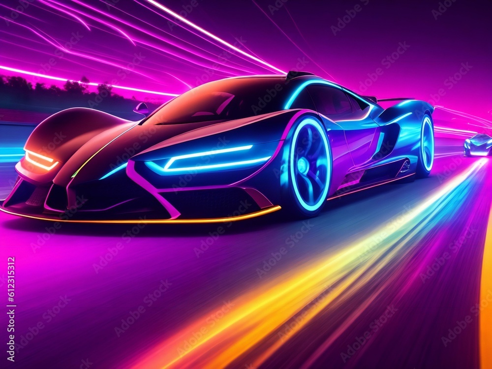 colorful light neon background wallpaper ai generated colorful light neon background wallpaper ai generated