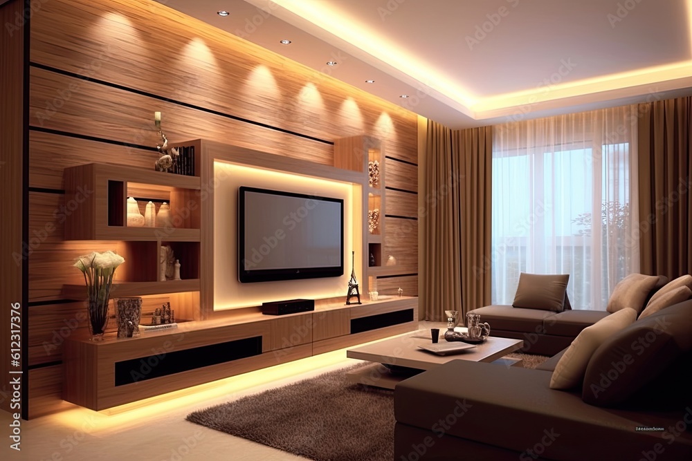 modern living room interior with tv set and sofa modern living room interior with tv set and sofa